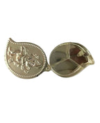 Puja N Pujari Leaf Design Decorative Kumkum Holder | Grocsy