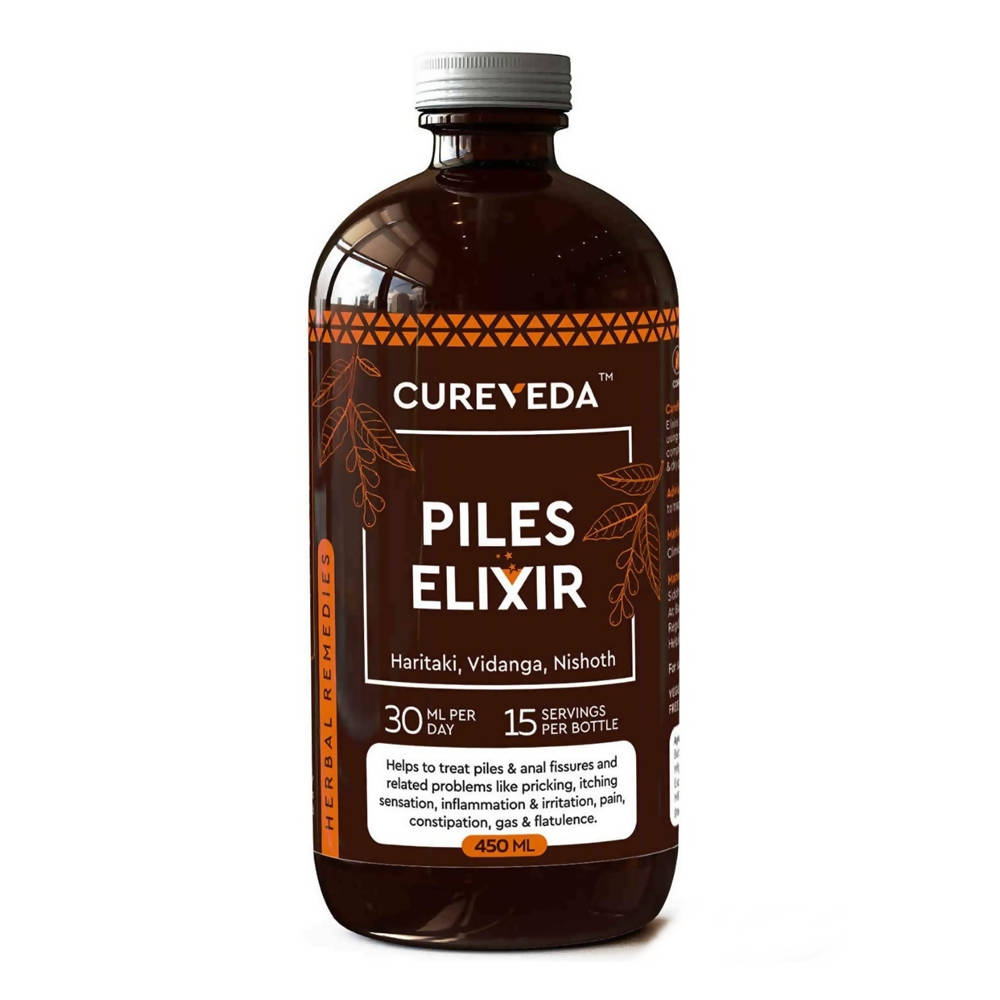 Cureveda Piles Elixir Syrup | Grocsy