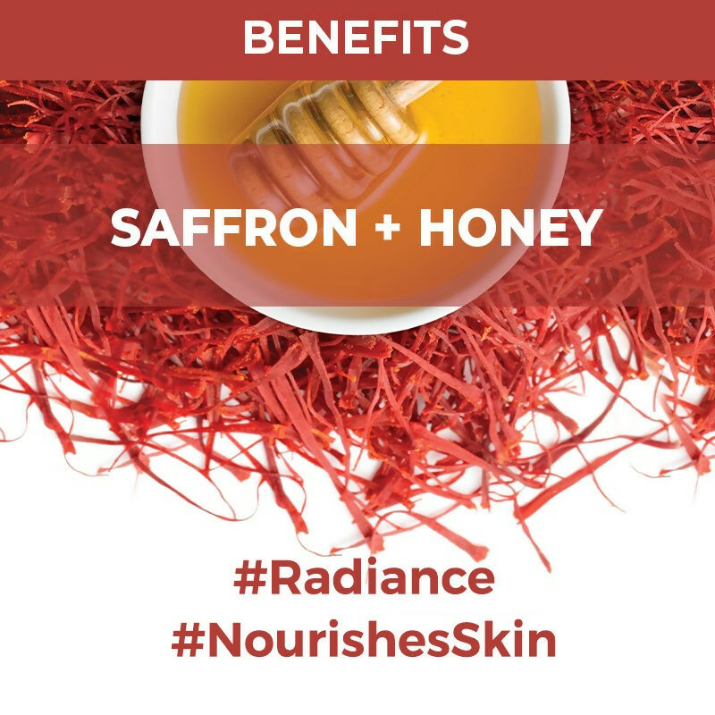 Nykaa Skin Secrets Indian Rituals Saffron + Honey Sheet Mask For Glowing & Moisturised Skin | Grocsy