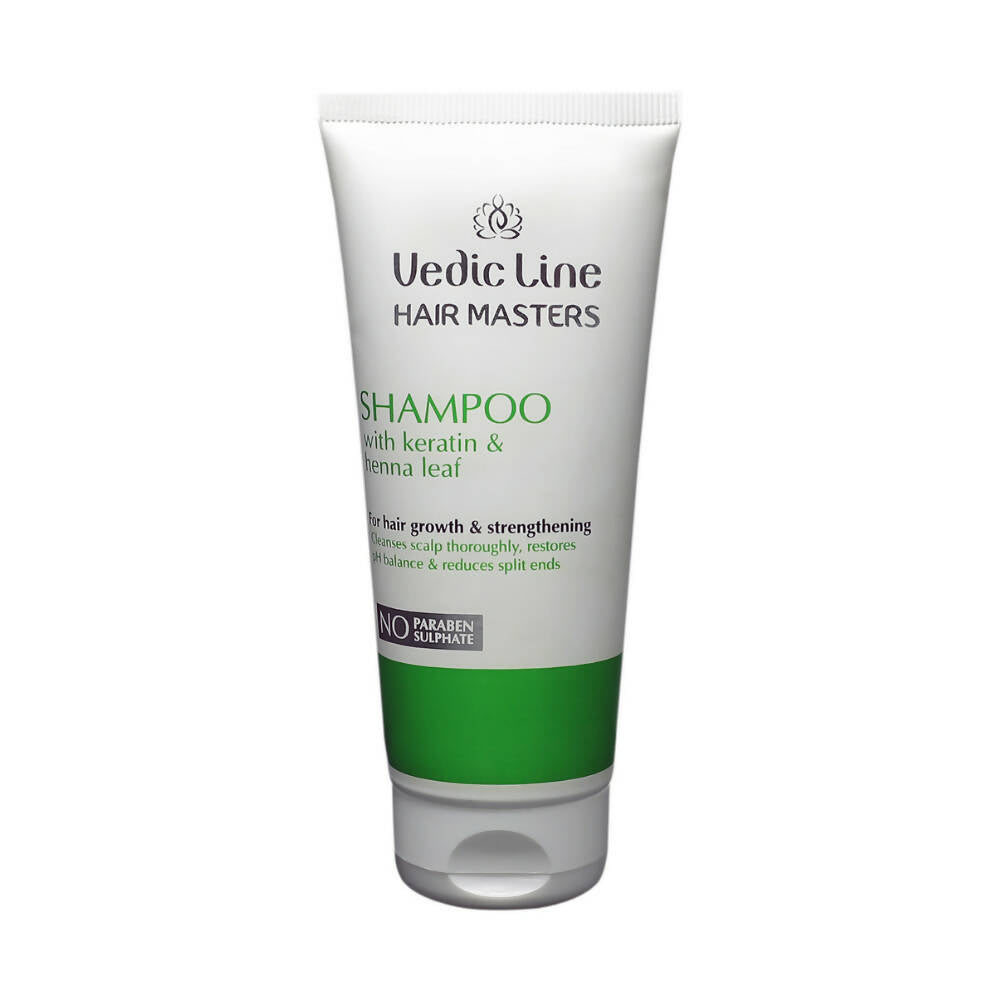 Vedic Line Hair Masters Shampoo with Keratin & Henna Leaf | Grocsy