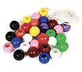 Kipa 72 Pieces Big Size Plastic Counting Beads Fun Puzzle Game for Kids, Multicolor Play with Fun | Grocsy