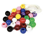 Kipa 72 Pieces Big Size Plastic Counting Beads Fun Puzzle Game for Kids, Multicolor Play with Fun | Grocsy