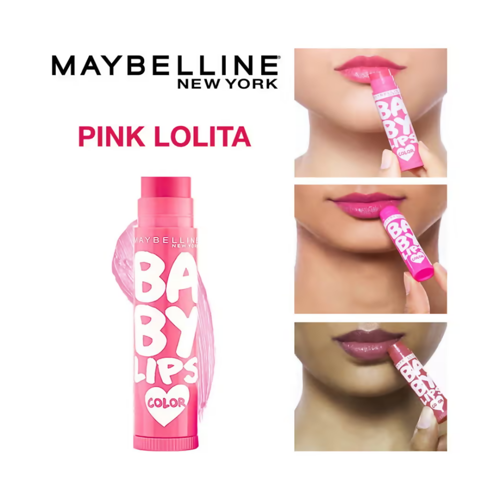 Maybelline New York Baby Lips Color Lip Balm - Pink Lolita | Grocsy