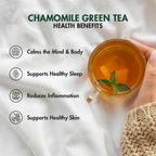 Tea Treasure Chamomile Loose Leaf Green Tea | Grocsy