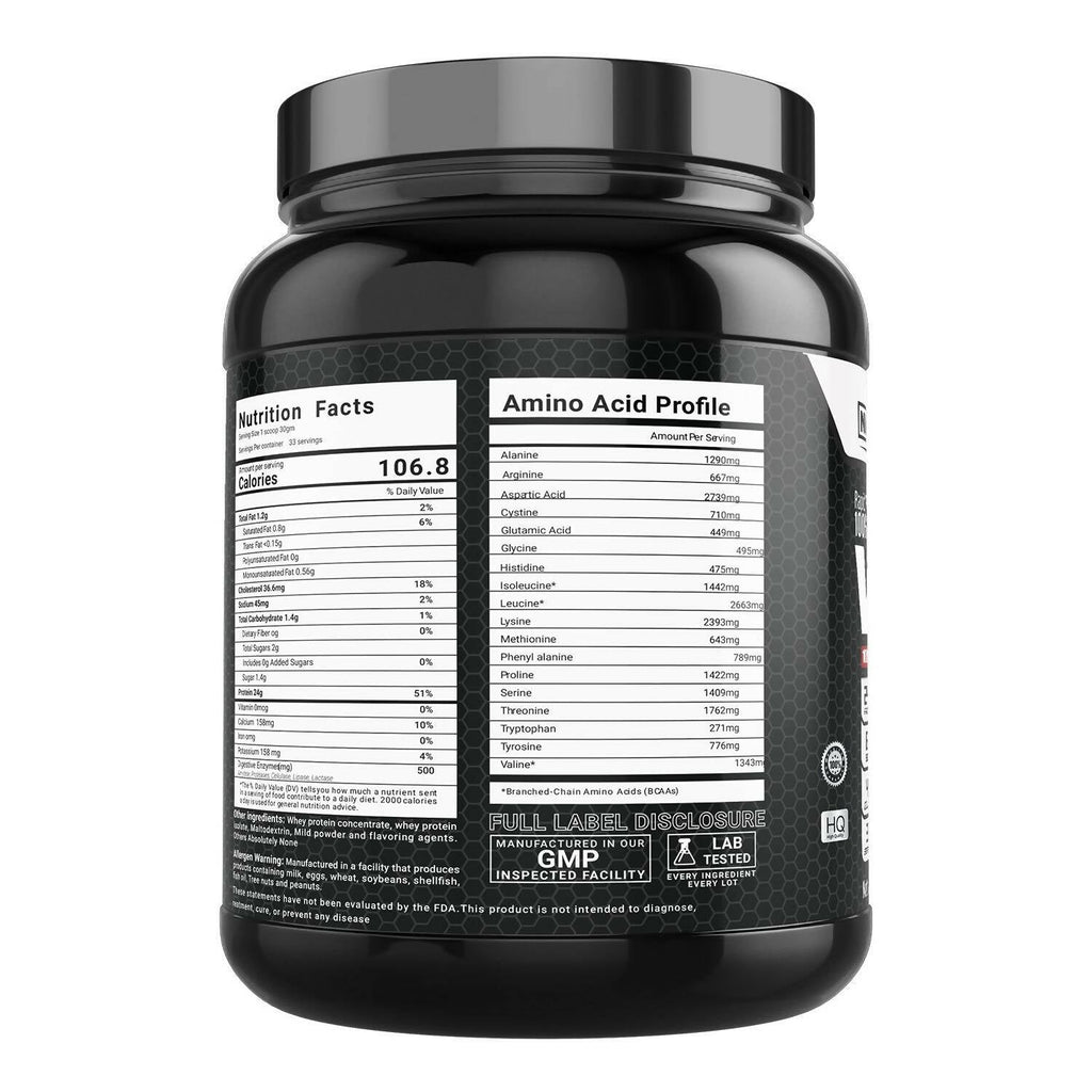 Nutracology Whey Core Whey Protein For Muscle Strength & Stamina | Grocsy