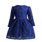 Asmaani Baby Girl's Blue Colour Satin A-Line Maxi Full Length Dress (AS-DRESS-22199) | Grocsy