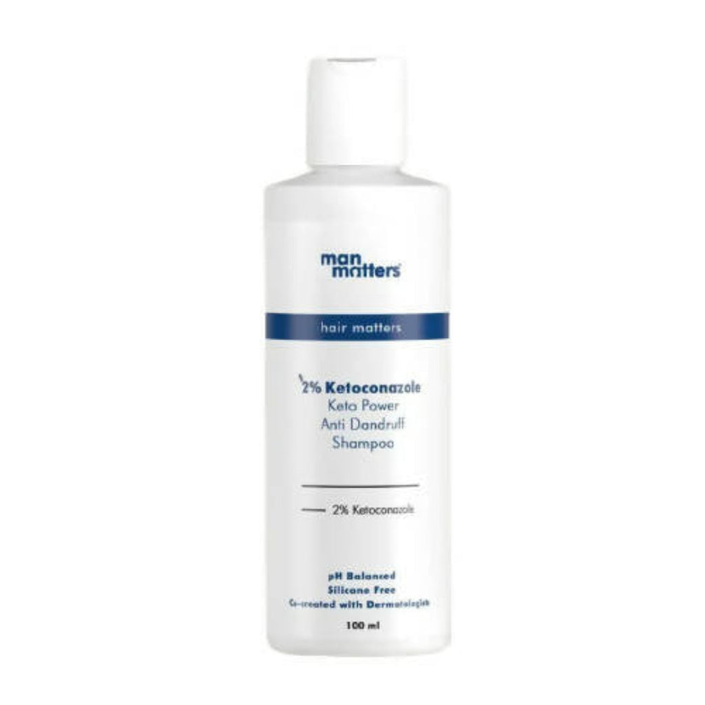 Man Matters 2% Ketoconazole Anti Dandruff Shampoo, Cruelty Free, Vegan, No Side Effects | Grocsy