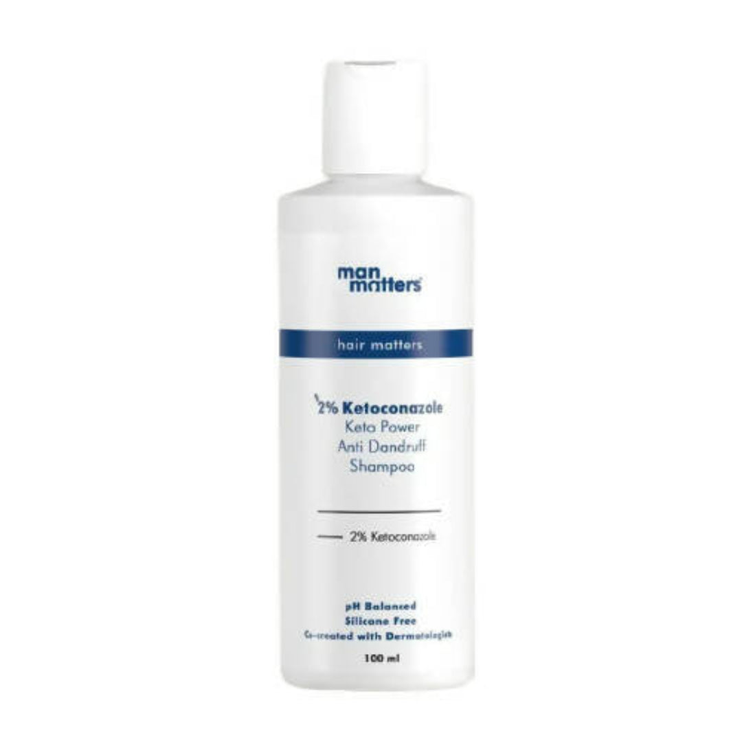 Man Matters 2% Ketoconazole Anti Dandruff Shampoo, Cruelty Free, Vegan, No Side Effects | Grocsy