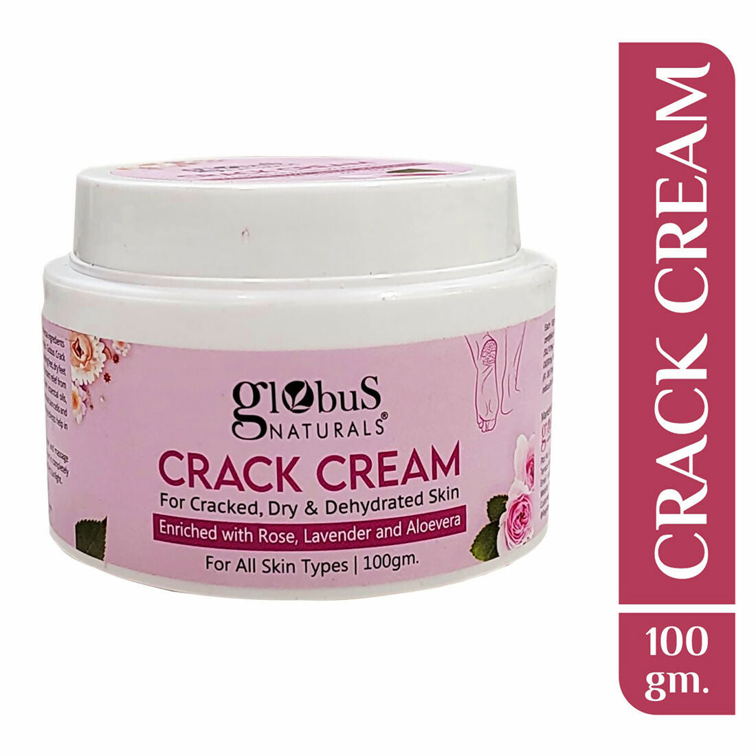 Globus Naturals Crack Cream Rose | Grocsy