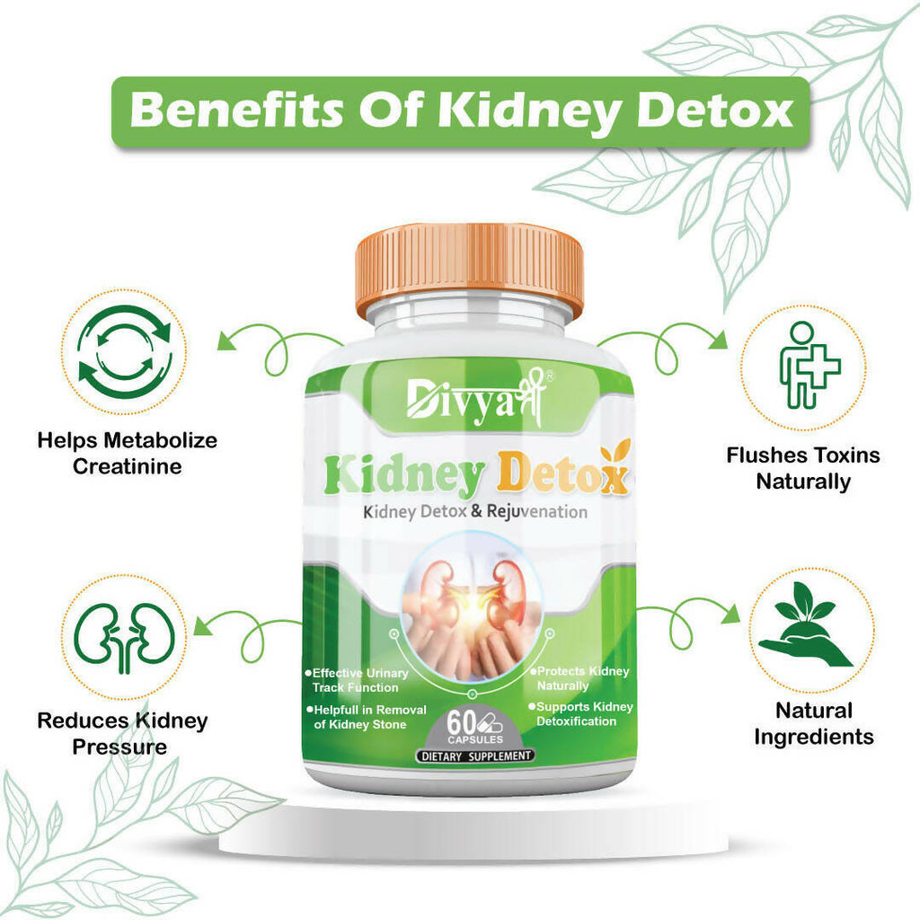 Divya Shree Kidney Detox Capsules | Grocsy