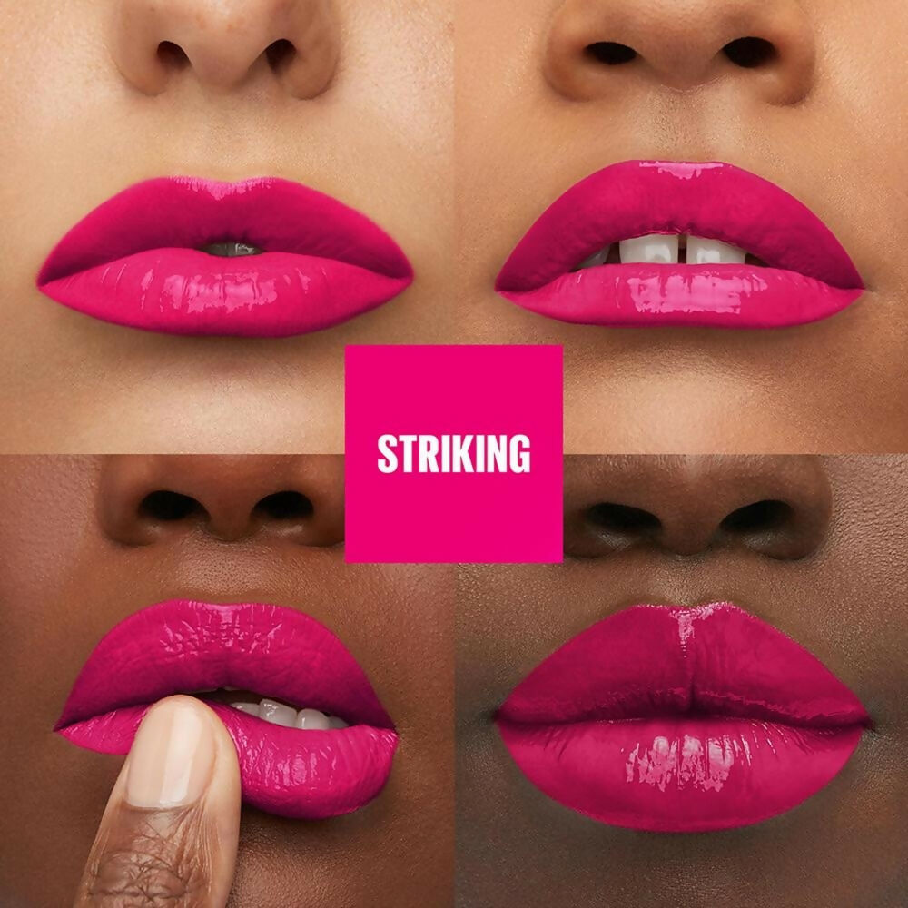 Maybelline New York Super Stay Vinyl Ink Liquid Lipstick, Instant Shine Lasts Up To 16H - Striking | Grocsy