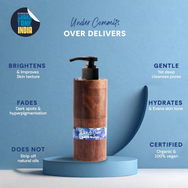 Mintree Certified Organic & Vegan Rise & Shine Brightening Face Wash | Grocsy