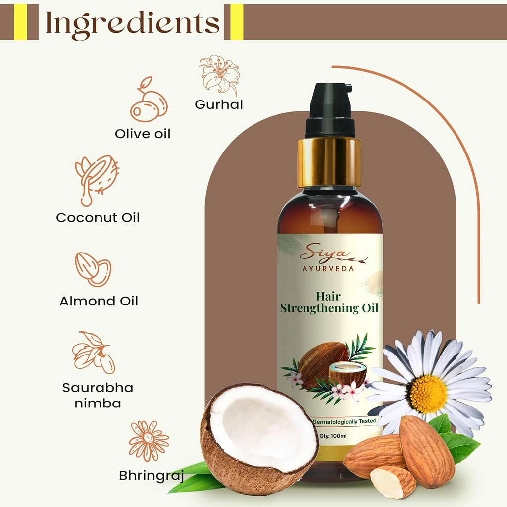 Siya Ayurveda Strengthening Oil | Grocsy
