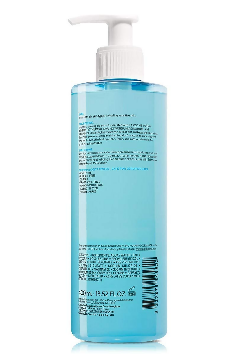La Roche-Posay Toleriane Purifying Foaming Cleanser | Grocsy