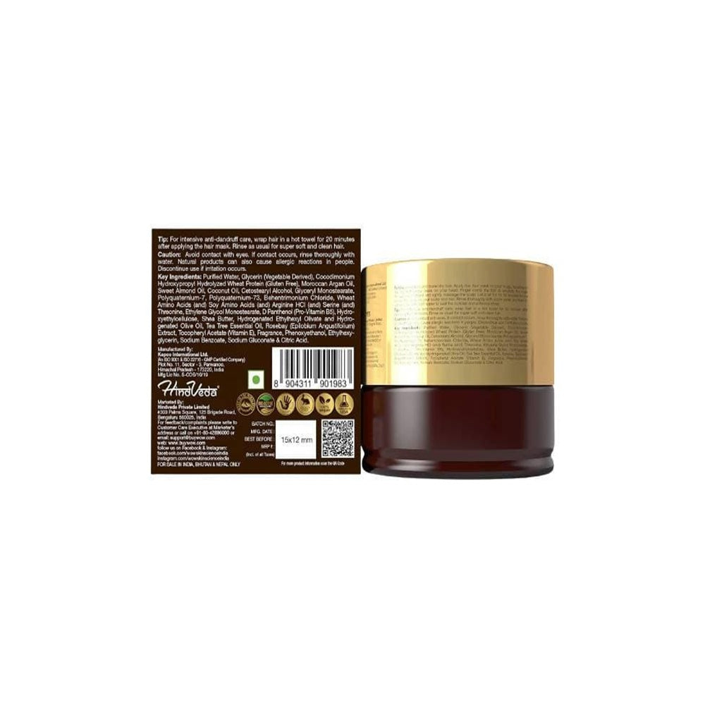 Wow Skin Science Rosebay Extract & Tea Tree Essential Oil Anti-Dandruff Hair Mask | Grocsy