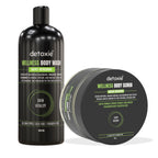 Detoxie Wellness Body Wash & Body Scrub Combo | Grocsy