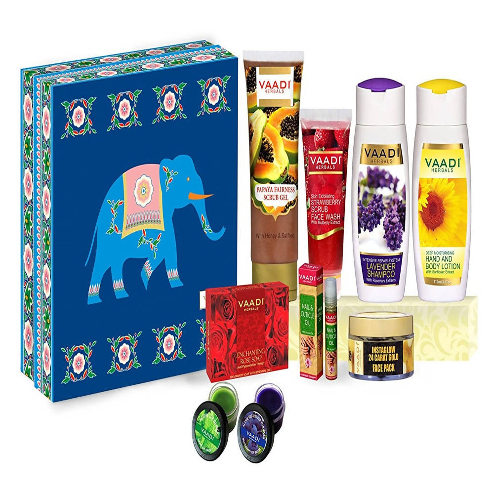 Vaadi Herbals Luxurious Beauty Herbal Gift Set | Grocsy