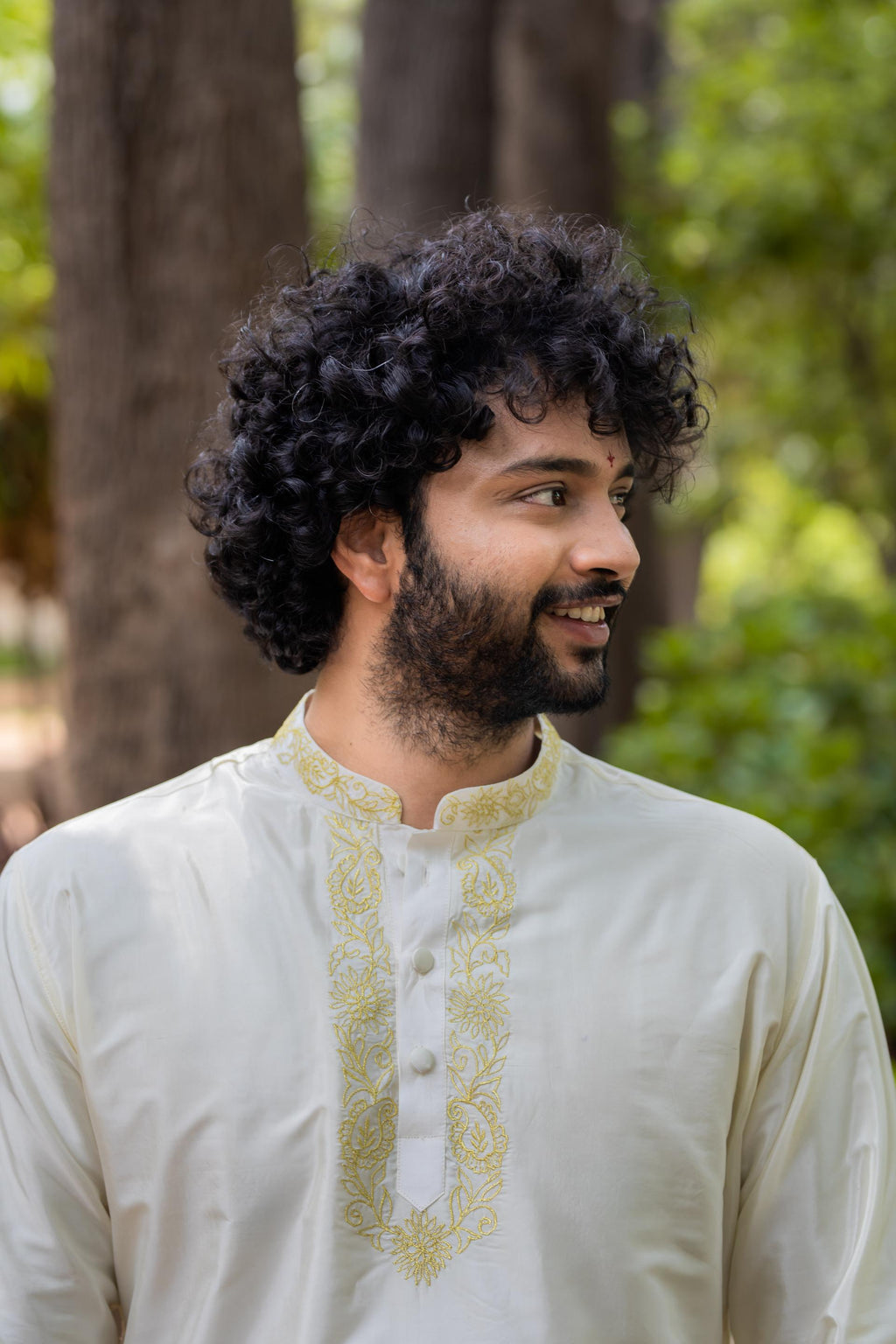Gleaming Gold Designer Kurta set by Hilo Design | Grocsy