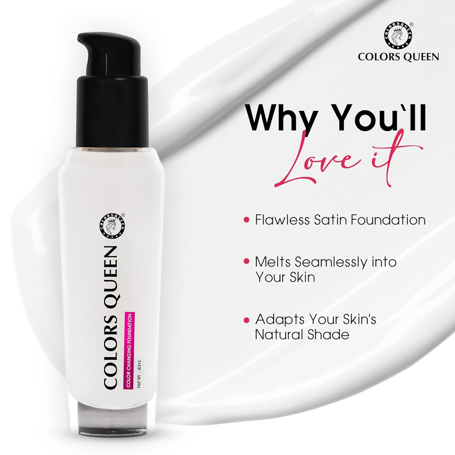 Colors Queen Color Changing Foundation | Grocsy