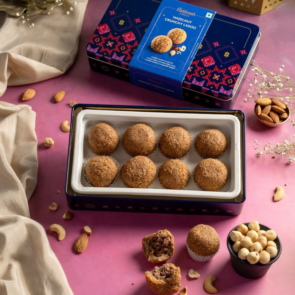Haldiram's Hazelnut Crunchy Ladoo | Grocsy