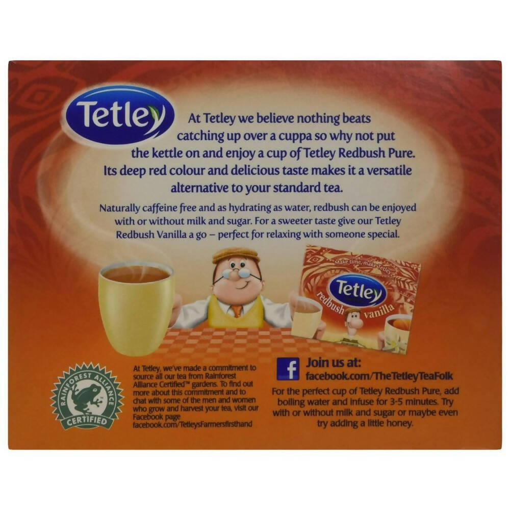 Tetley Redbush Pure Great Test Tea Bags | Grocsy