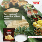 Priya Urad Dal Papad - Plain | Grocsy