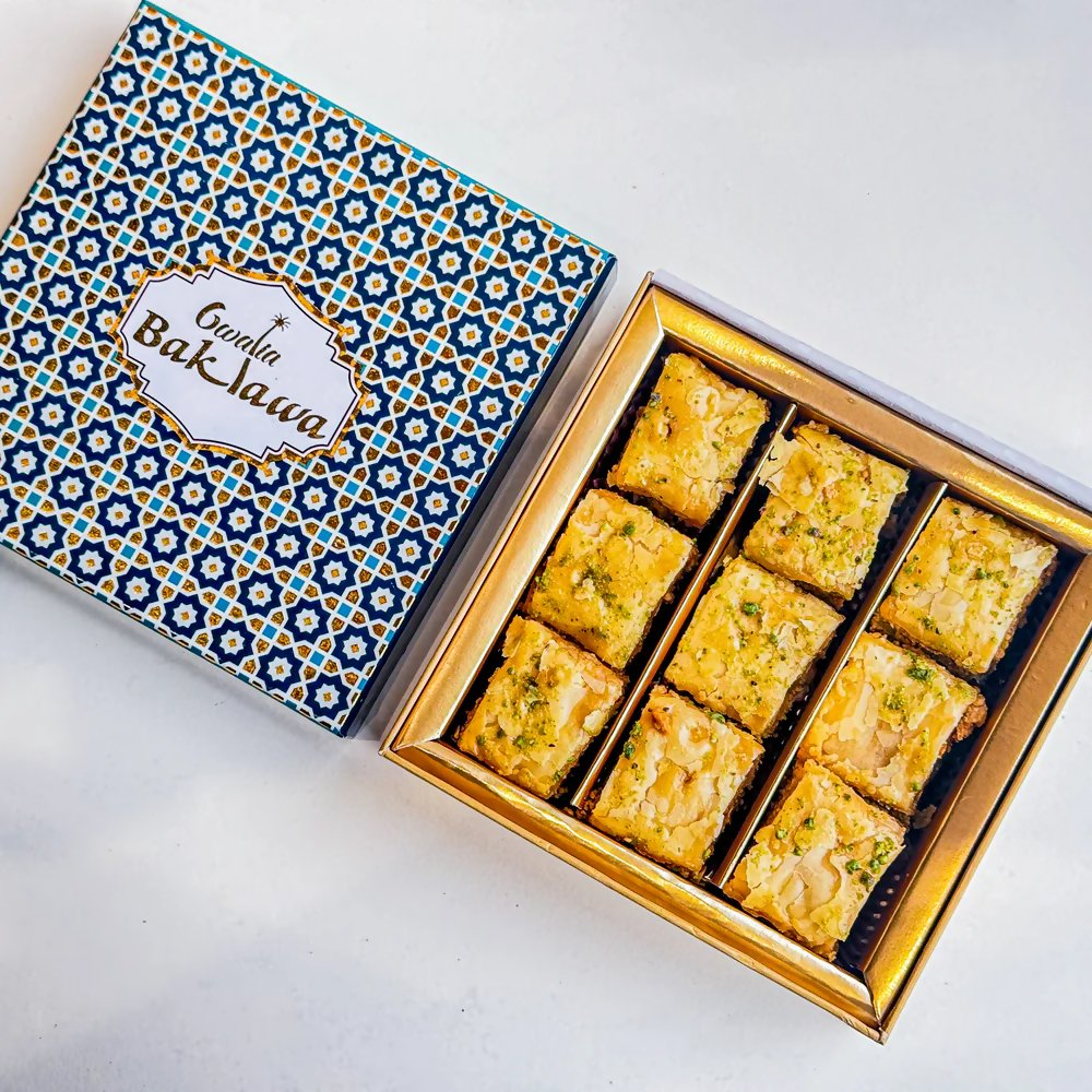 Gwalia Sweets Pistachio Square Baklawa | Grocsy