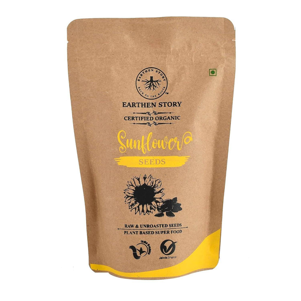 Earthen Story Certified Organic Raw Sunflower Seeds | Grocsy