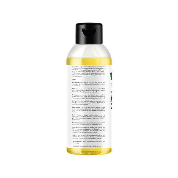 Bliss of Earth 100% Organic Moroccan Argan Oil | Grocsy