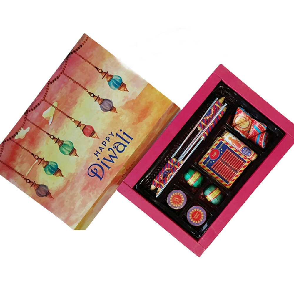 Dibha Ruchoks Diwali Premium Chocolate Gift Pack P3 | Grocsy