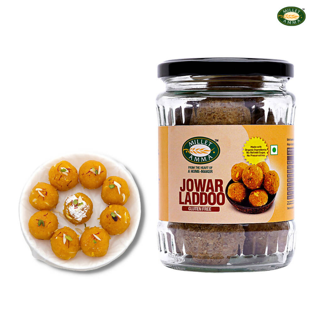 Millet Amma Jowar Laddoo-Made With Jaggery | Grocsy