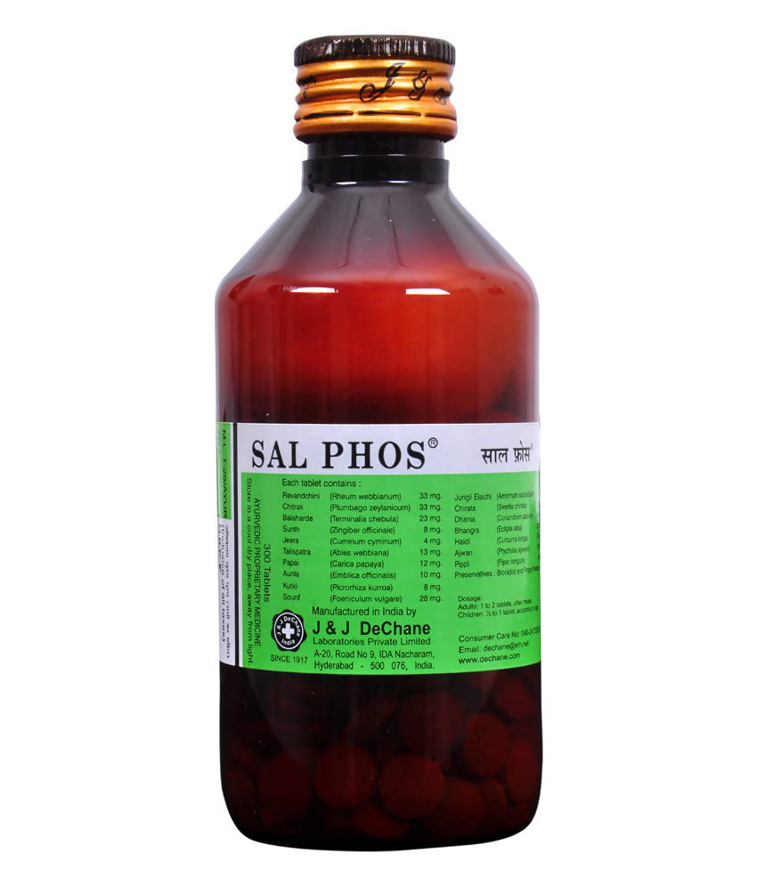 J & J Dechane Ayurvedic Sal Phos Tablets | Grocsy
