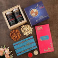 Set of 3 Beads Rakhi & Dry Fruits Jars | Grocsy