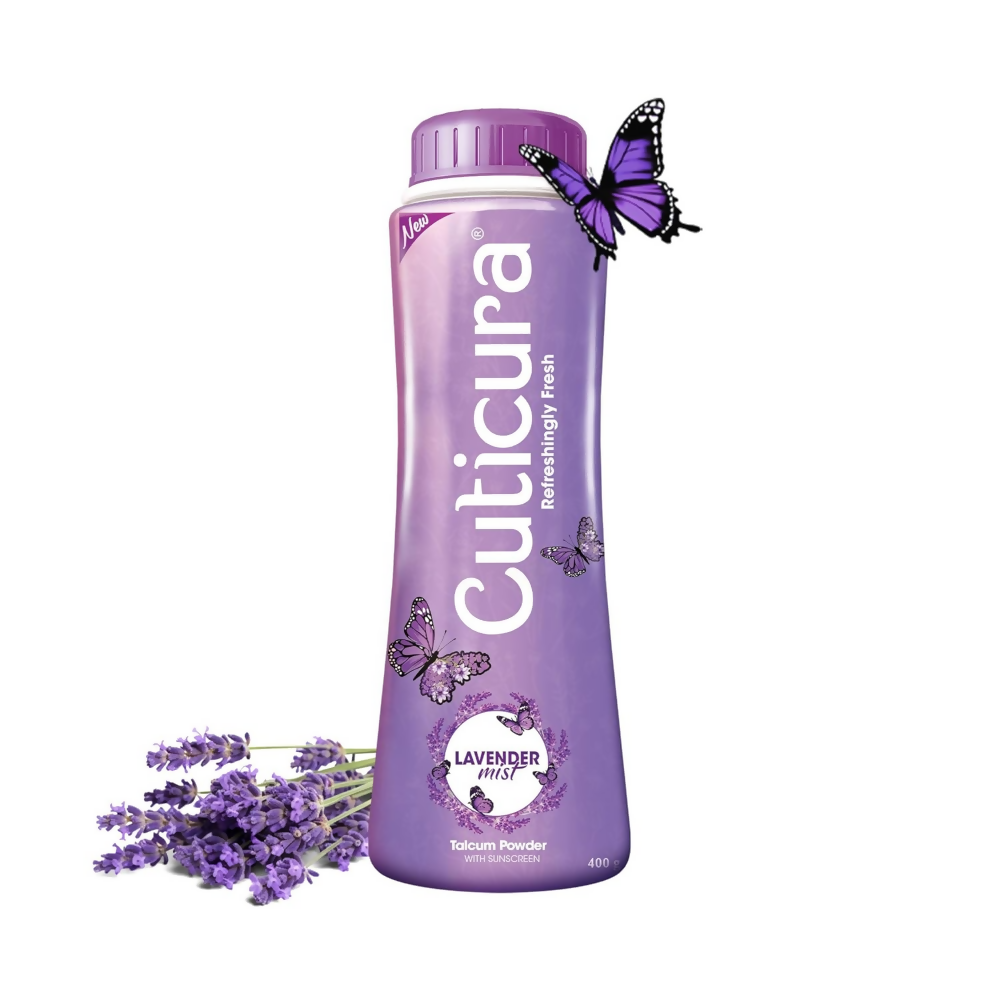 Cuticura Lavender Mist Talcum Powder | Grocsy
