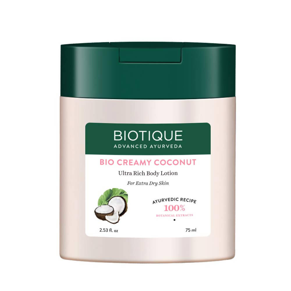 Biotique Bio Creamy Coconut Ultra Rich Body Lotion | Grocsy