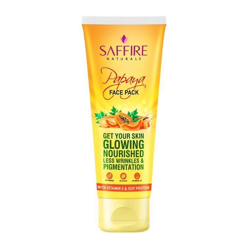 Saffire Naturals Papaya Face Pack | Grocsy
