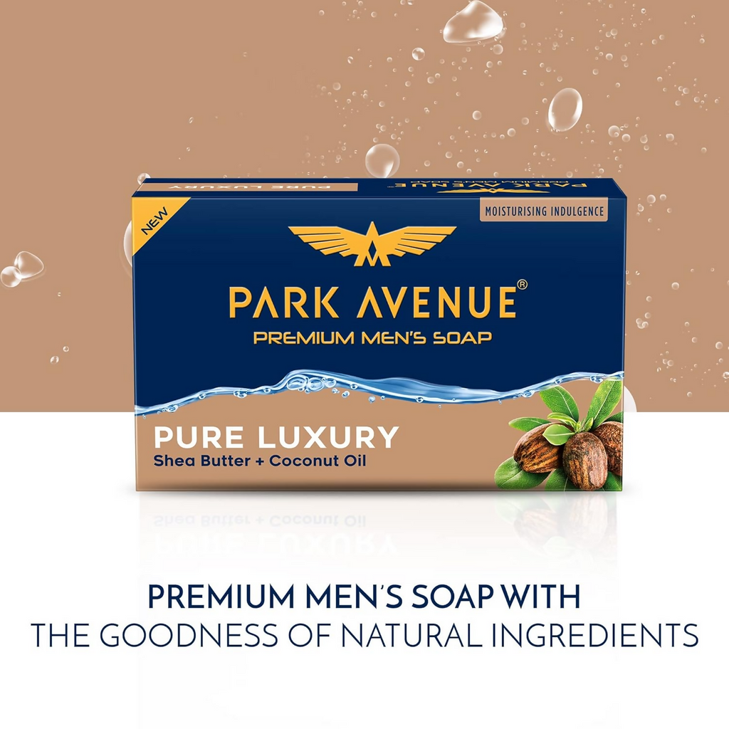 Park Avenue Premium Men’s Soap With Shea Butter + Coconut Oil | Grocsy