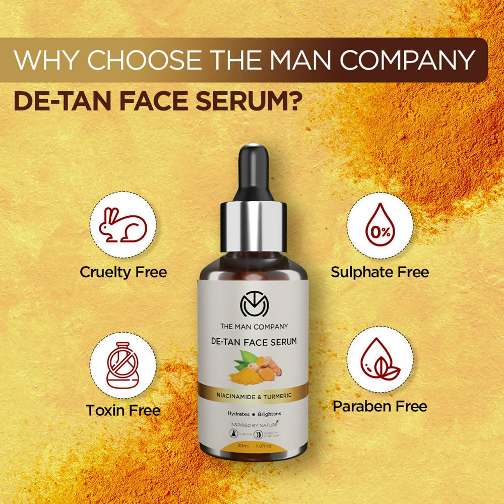 The Man Company De-Tan Face Serum | Grocsy