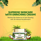 Himalayan Organics Coconut Milk Brightening And Anti-Fine Lines Face Cream | Grocsy