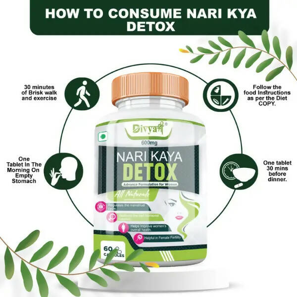 Divya Shree Nari Kaya Detox Capsules | Grocsy