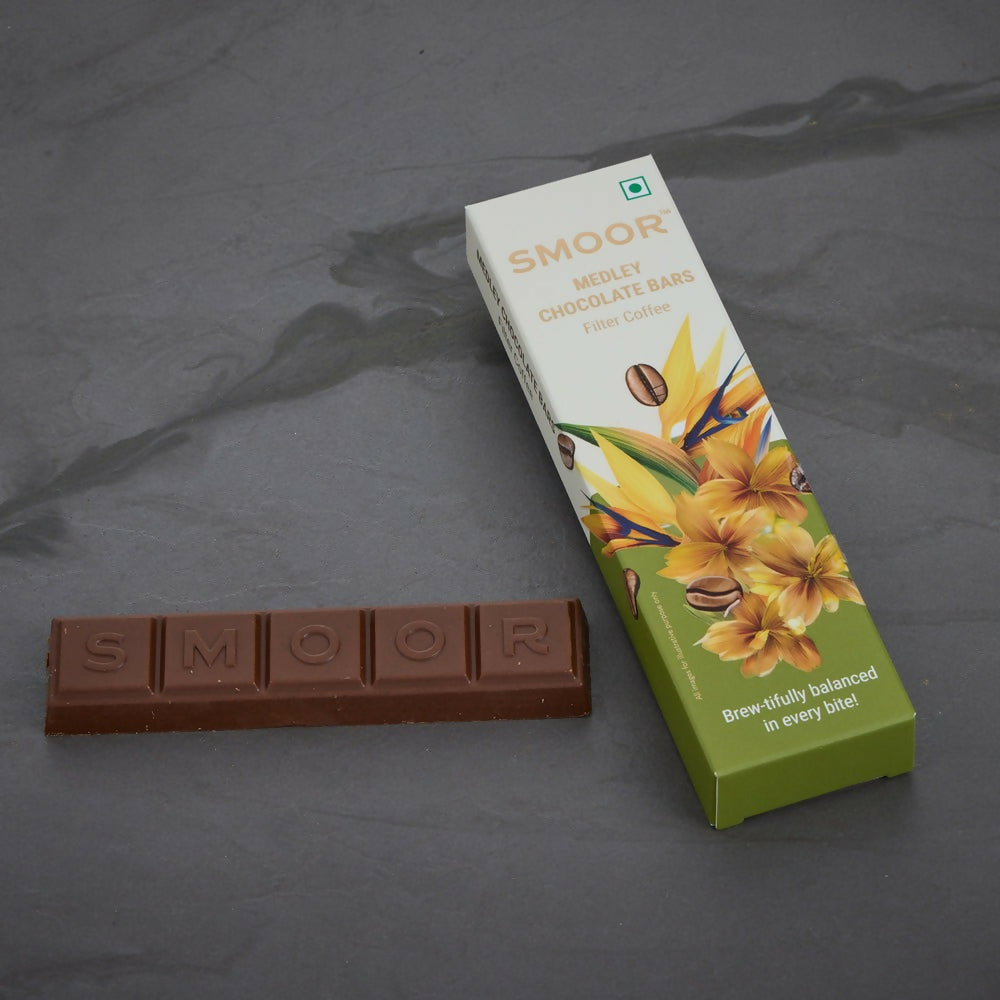 Smoor Medley Filter Coffee Chocolate Bars | Grocsy