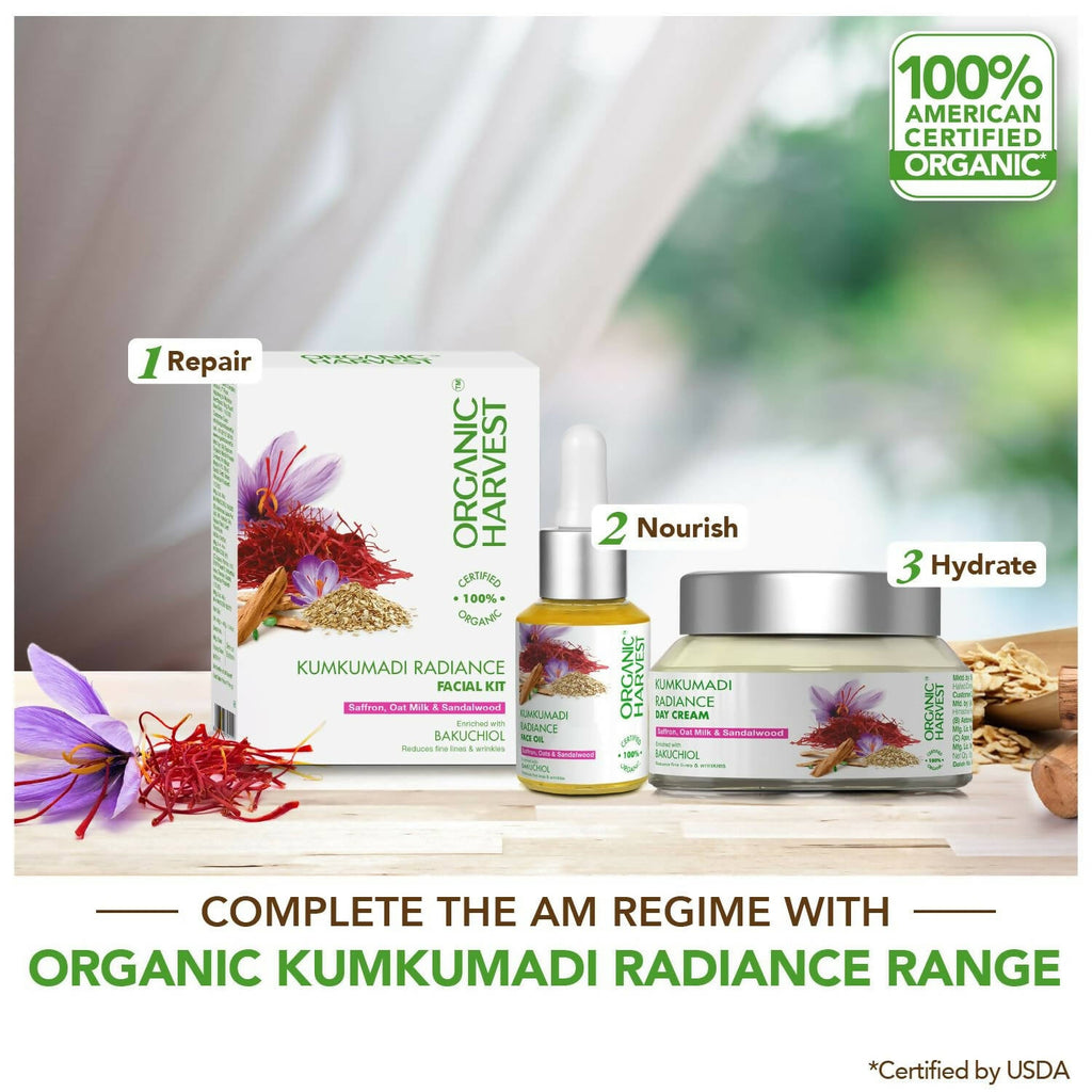 Organic Harvest Kumkumadi Radiance Face Oil | Grocsy