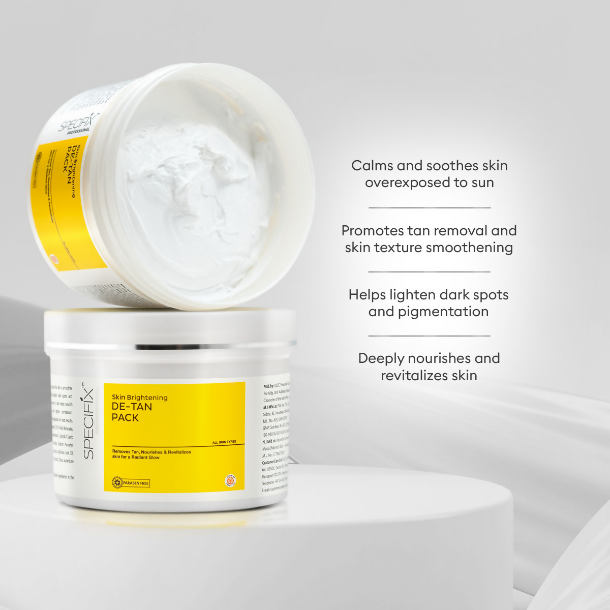 VLCC Specifix Professional Skin Brightening De-Tan Pack | Grocsy