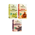 Forest Herbs 100% Natural Organic Amla, Reetha, Shikakai Powder Combo | Grocsy