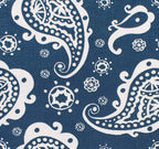 AIRWILL 100% Cotton Self Designed 4 Seater Table Cloth - Blue | Grocsy