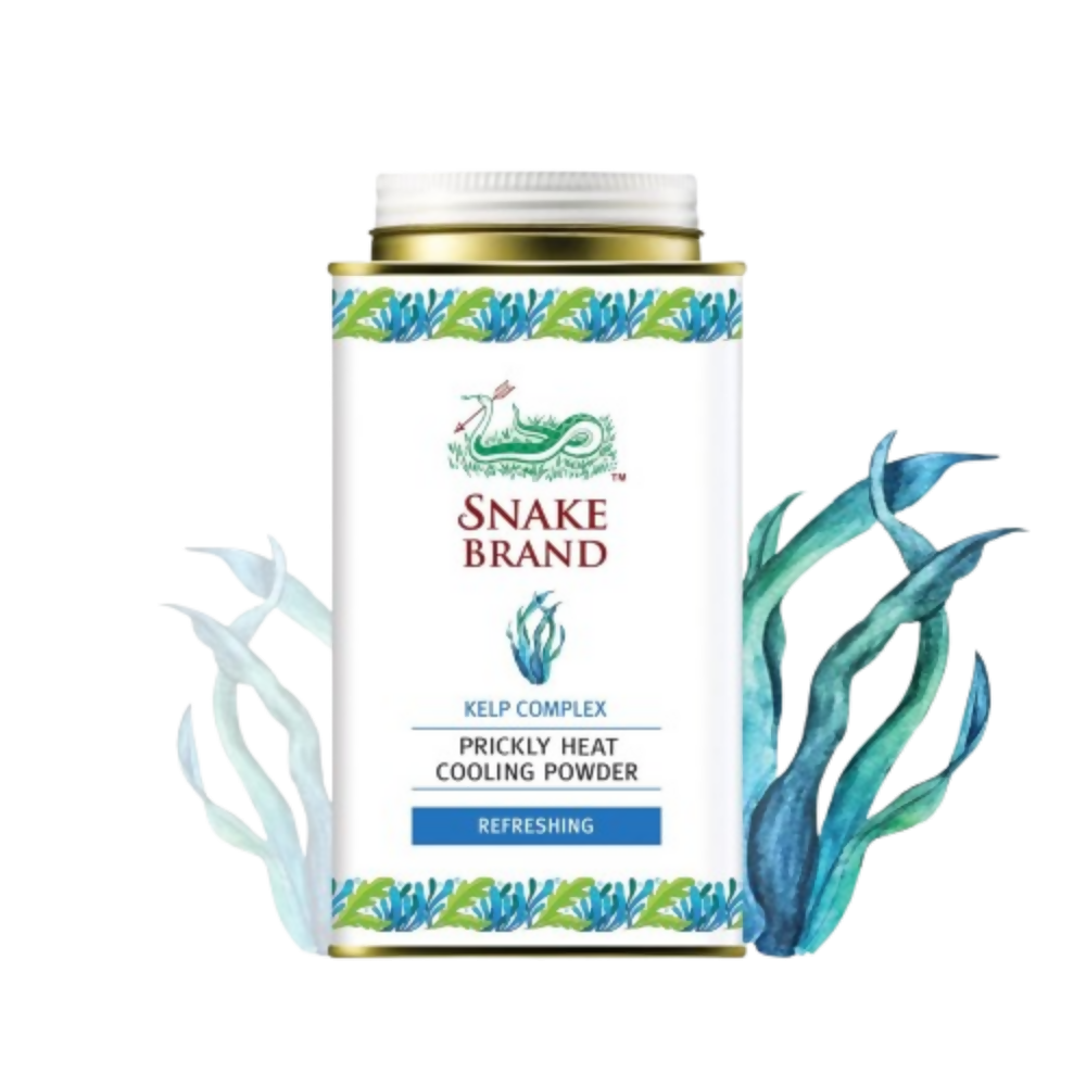 Snake Brand Refreshing Kekp Complex Prickly Heat Cooling Talcum Powder | Grocsy