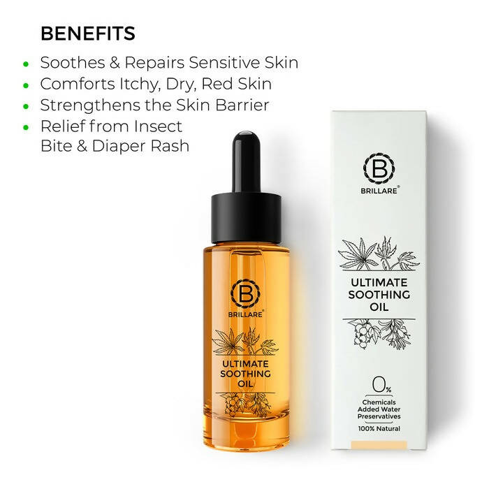 Brillare Ultimate Soothing Oil For Dry And Sensitive Skin | Grocsy
