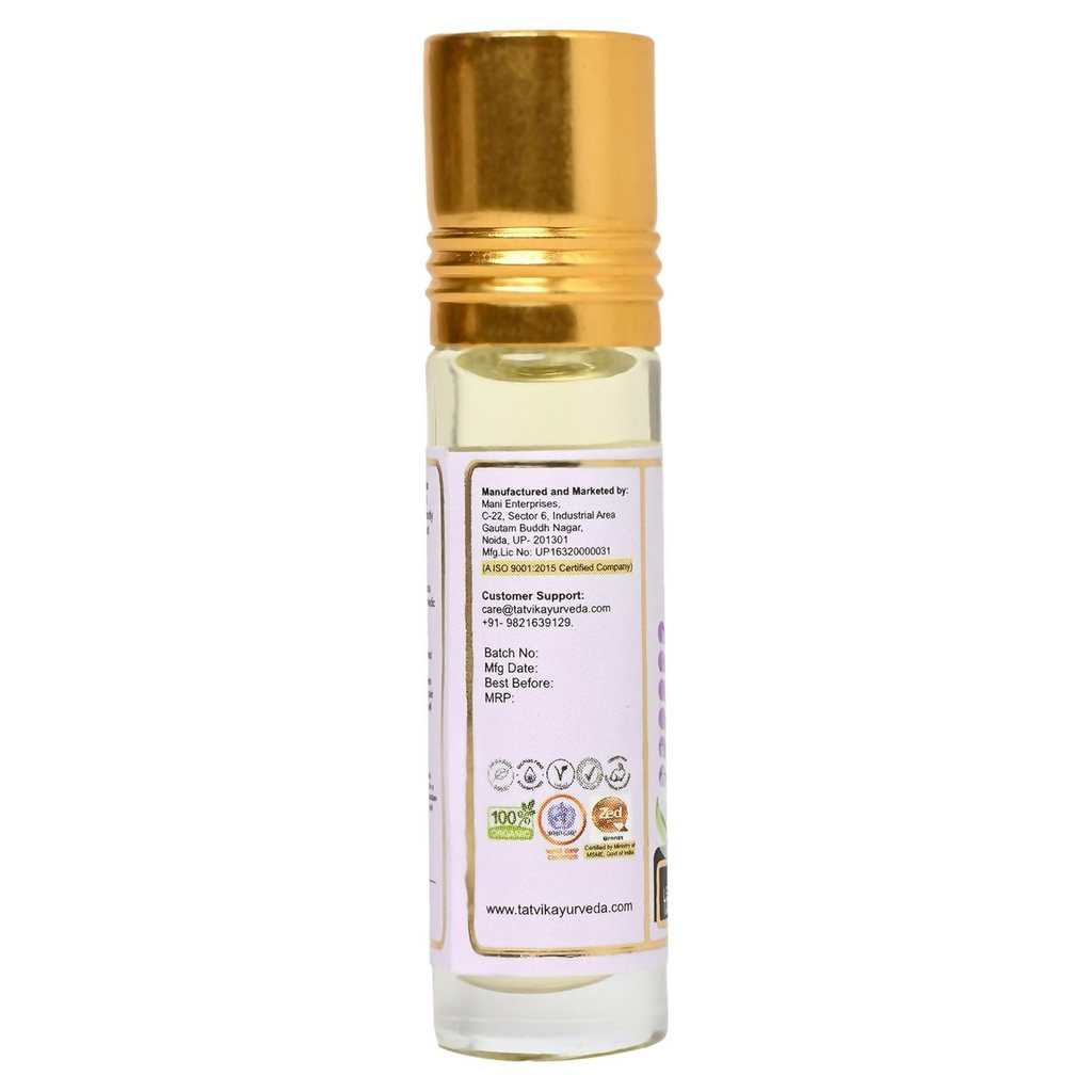Tatvik Ayurveda Shuddhabuti Headache & Pain Releiving Oil (Lemongrass, Ginger & Tulsi) | Grocsy