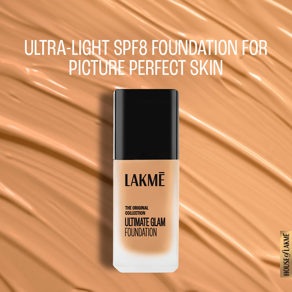 Lakme Invisible Finish Full Coverage Liquid Foundation SPF 8 - Shade 01 | Grocsy