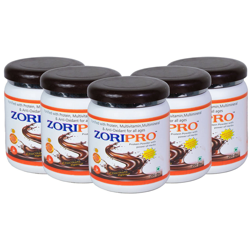 Zorilla Life Science Zoripro Protein Powder - Chocolate I Multivitamin I Multimineral I Anti-Oxidant for all ages I with Power of Herbs | Grocsy